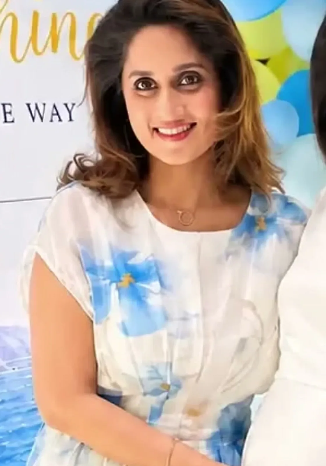 The blue-bloom Forever New midi — Shalini Ajith