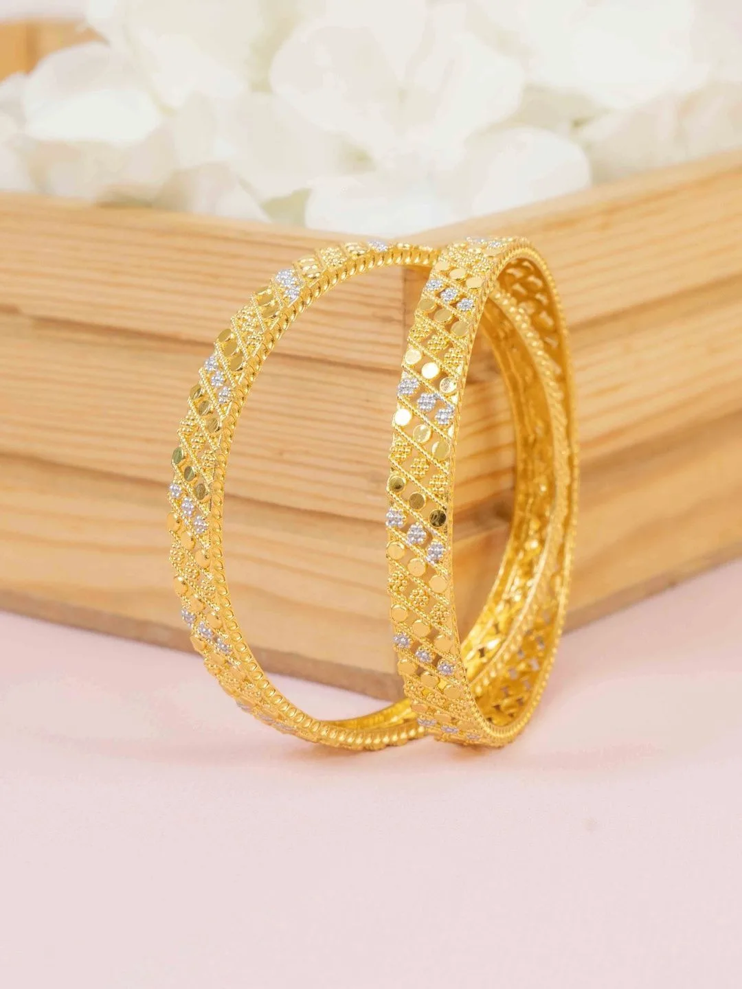 Zeraki Jewels Our pick for the stack — eight thin gold-plated bangles