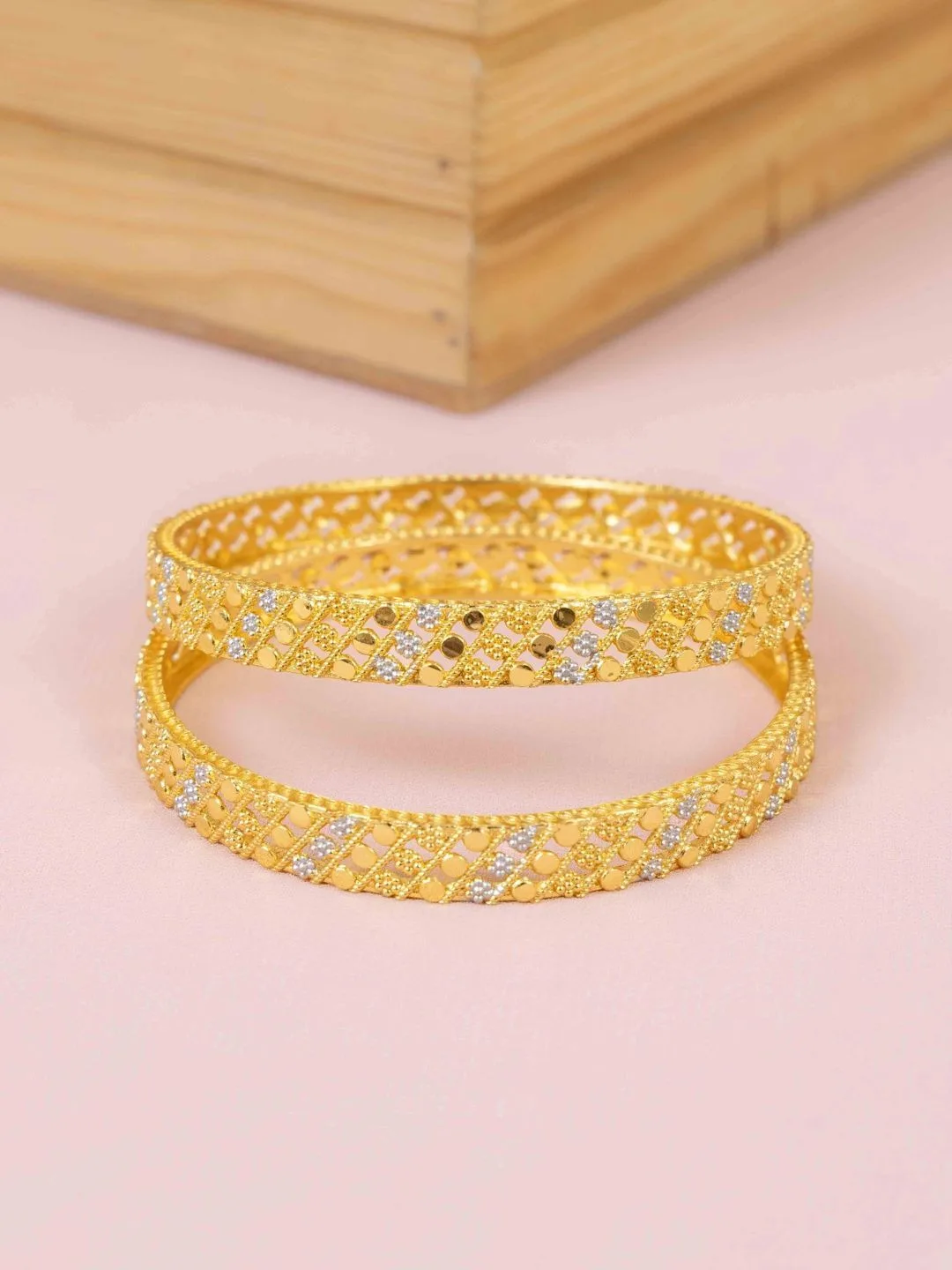 Zeraki Jewels Our pick for the stack — eight thin gold-plated bangles