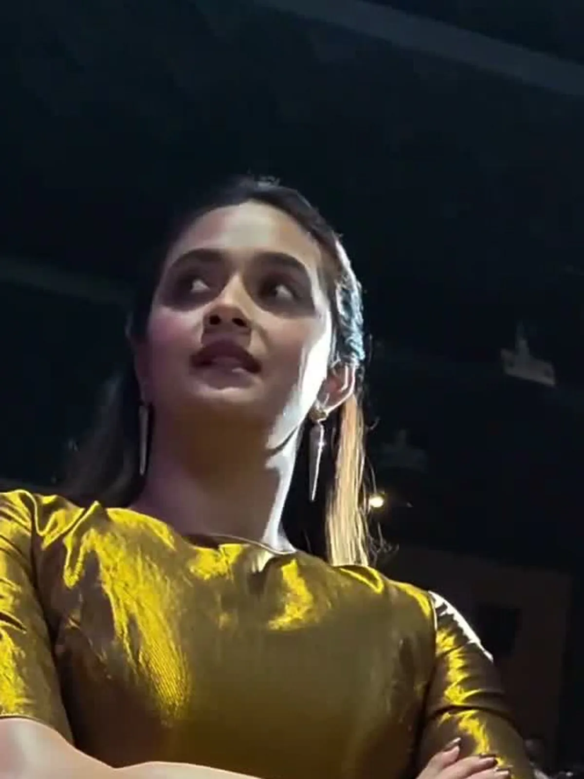 The Molten Gold Sharara Set — Keerthy Suresh