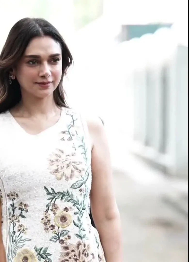 The ivory Meadowfern embroidered co-ord — Aditi Rao Hydari