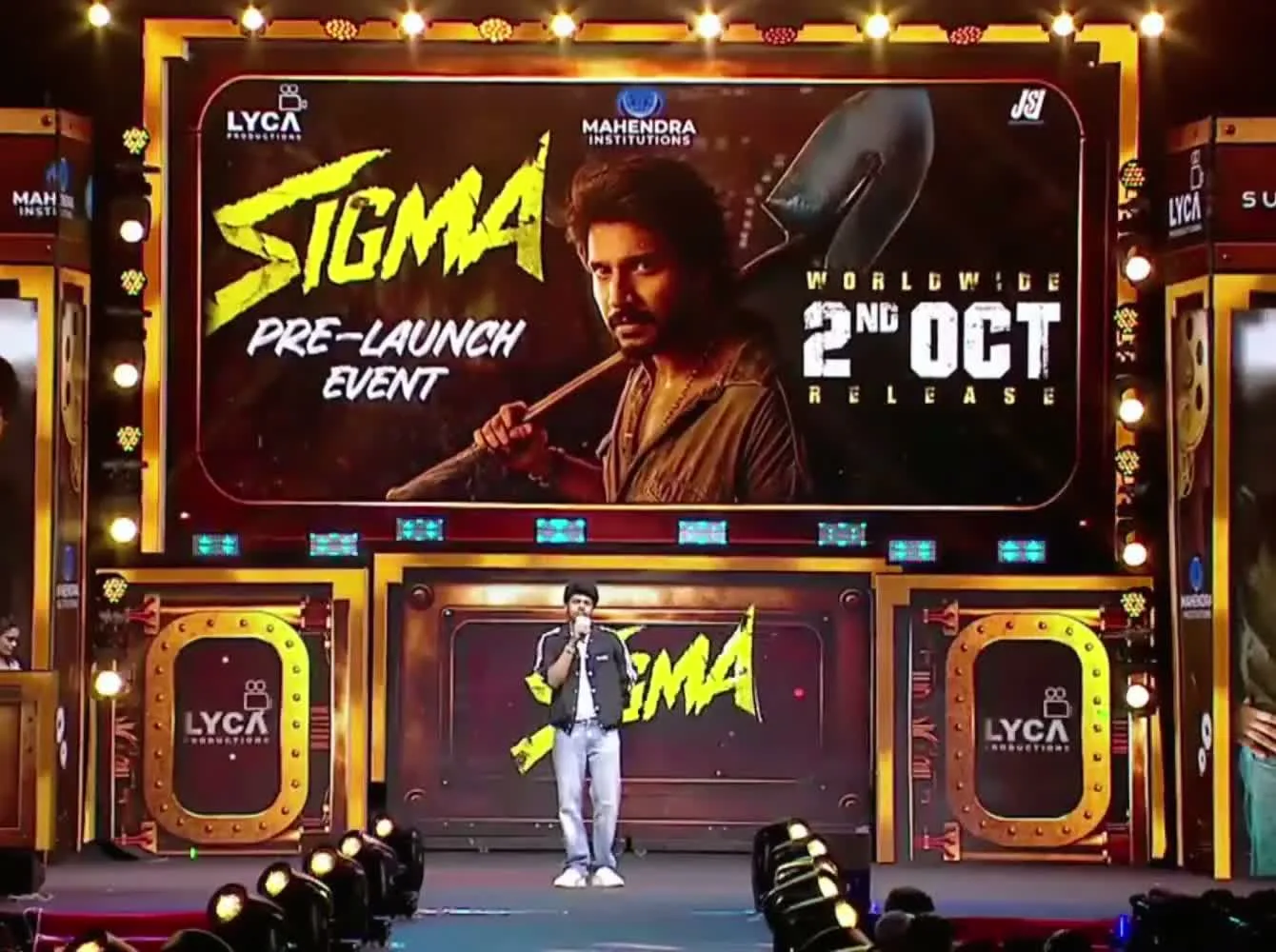 Jason Sanjay — The room he wore it in — the Sigma pre-launch stage at Salem