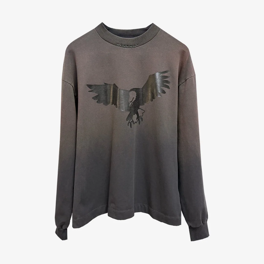 Baked long sleeve eagle T-shirt