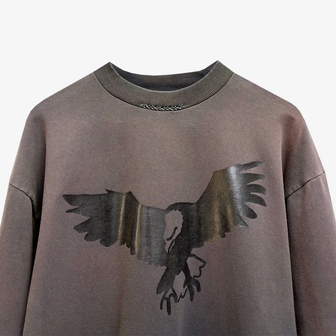 Beyond Extremes Baked long sleeve eagle T-shirt