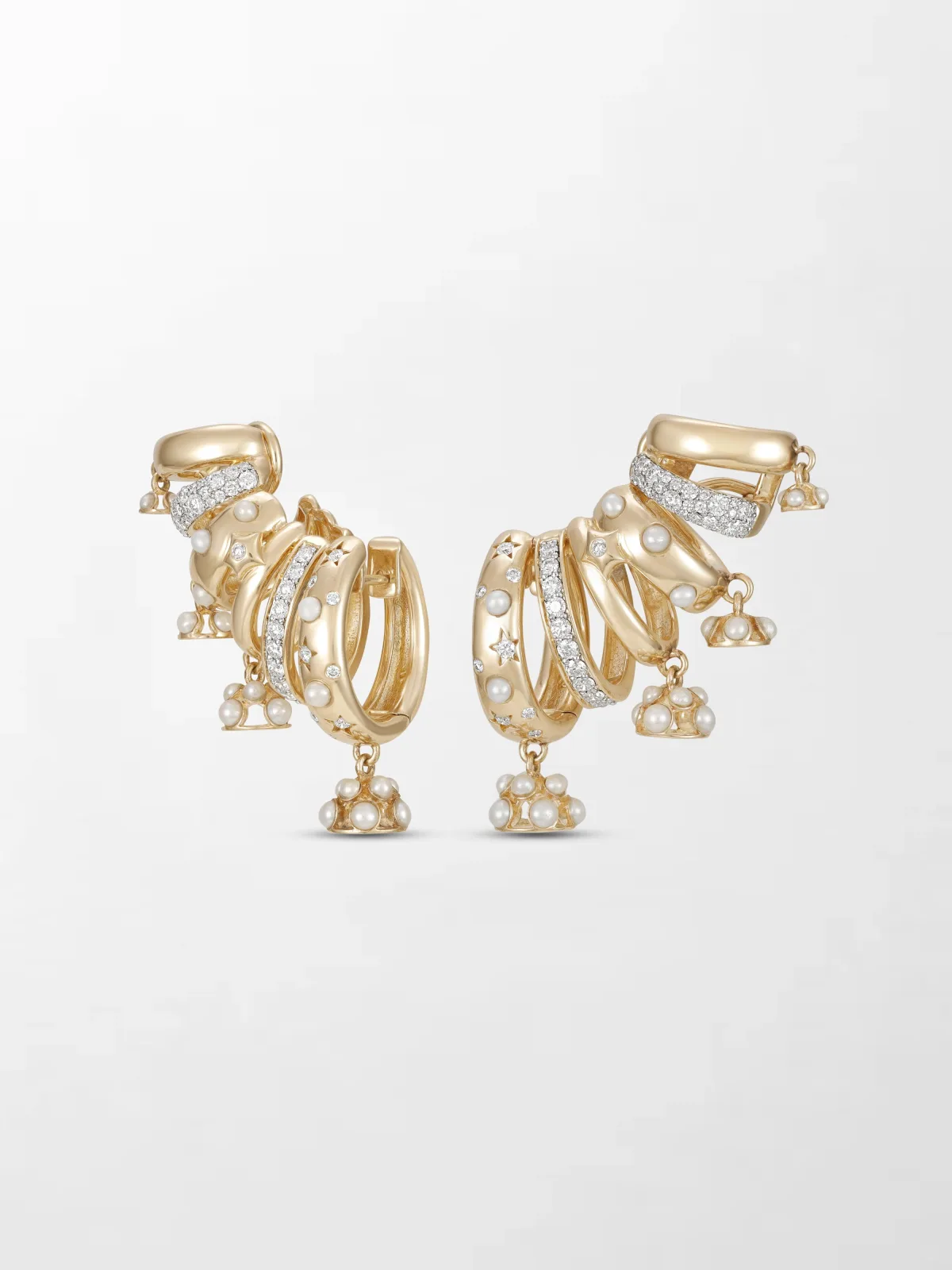 Tamannaah Fine Jewellery Crescent Climbers Earring