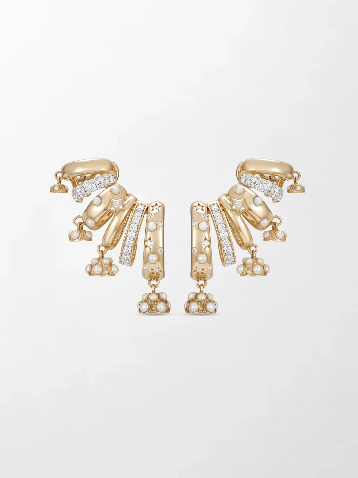 Tamannaah Fine Jewellery Crescent Climbers Earring